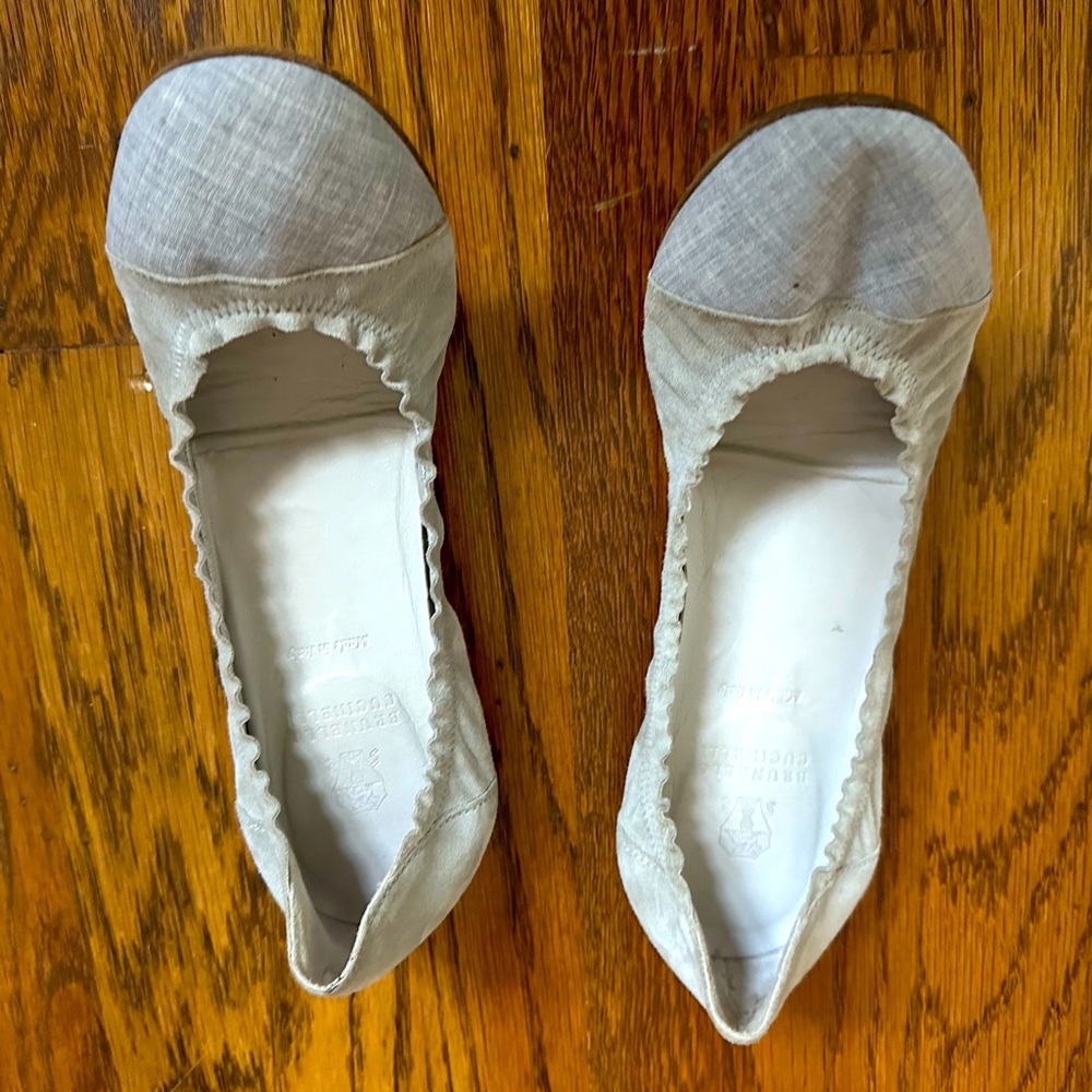 Authentic Brunello Cucinelli ballet slippers!